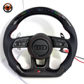 Carbon Fiber Audi Steering Wheel for A1 A3 A4 A5 A6 A7 C6 C7 S3 S4 S5 S7 Q3 Q5 Q7 SQ5 RS RS3 RS5 RS6 B8 B9 8P 8V R8 TT -CJ Mod Garage 92