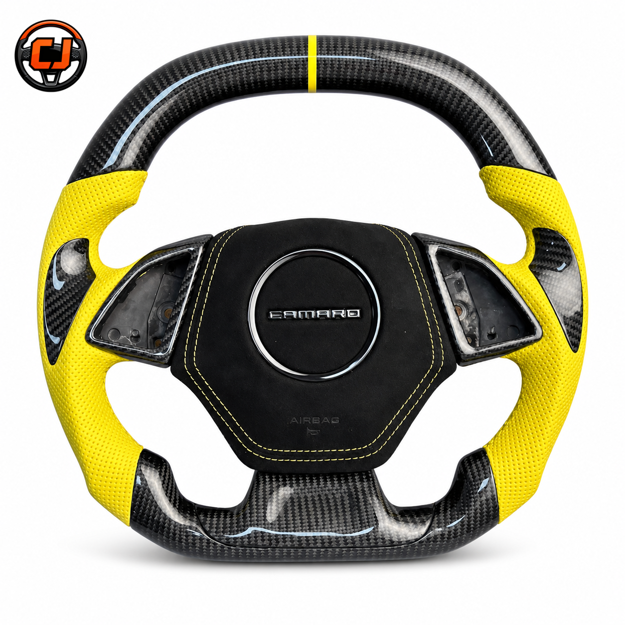 Yellow Stripe Camaro Steering Wheel

Yellow Perforated Leather Steering Wheel

yellow leather steering wheel

Performance Camaro Steering Wheel

Gloss Carbon Fiber Camaro Steering Wheel

gloss carbon fiber

Flat Bottom Carbon Fiber Steering Wheel

Custom Camaro Steering Wheel

Chevy Camaro Steering Wheel Replacement

Chevrolet Camaro Interior Upgrade

Chevrolet Camaro Carbon Fiber Wheel

Chevrolet Camaro 6th Gen Steering Wheel

Chevrolet Camaro

Carbon Fiber Camaro Steering Wheel

Camaro ZL1 Steering Wheel
