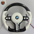 Piano Black Steering Wheel for BMW F10 F11 F15 F18 F20 F23 F25 F30 F32 F35 F40 F80 E84 E87 E90 E92 E93 (2005-2019) - CJ Mod Garage 1