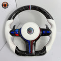 Forged Carbon Fiber Steering Wheel for BMW F10 F11 F15 F18 F20 F23 F25 F30 F32 F35 F40 F80 E84 E87 E90 E92 E93 2005~2019-CJ Mod Garage 1