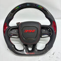 For Dodge Charger Challenger Hellcat Charger Durango SRT RT GT 2015-2023 Carbon Fiber Steering Wheel - CJ Mod Garage 55