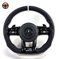 Mercedes AMG plug and play steering wheel with multifunction buttons paddle shifters for W117 W176 W177 W203 W204 W205 C200 C300 CJ Mod Garage