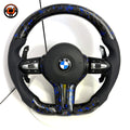 Forged Carbon Fiber Steering Wheel for BMW F10 F11 F15 F18 F20 F23 F25 F30 F32 F35 F40 F80 E84 E87 E90 E92 E93 2005~2019-CJ Mod Garage 9