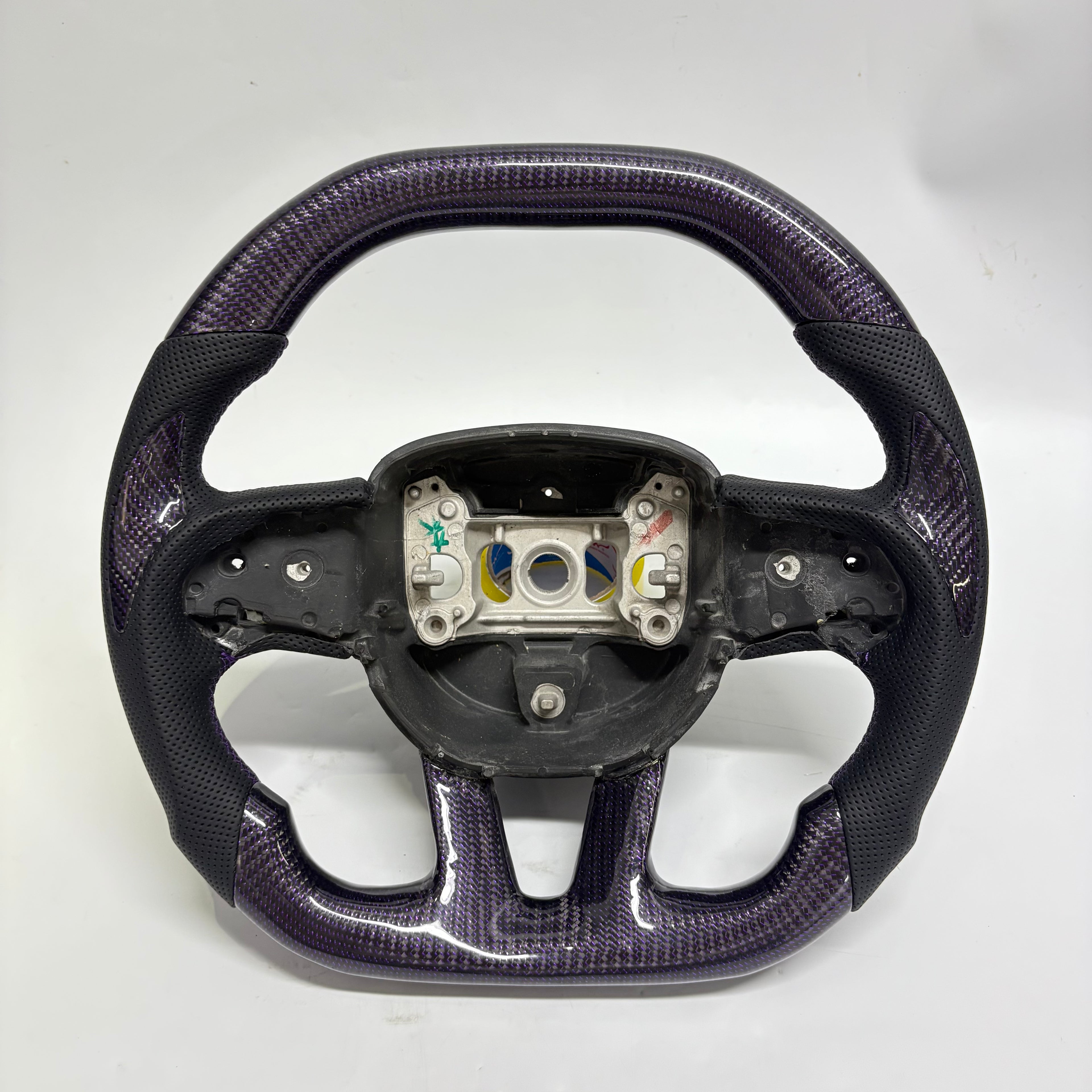 For Dodge Charger Challenger Hellcat Charger Durango SRT RT GT 2015-2023 Carbon Fiber Steering Wheel - CJ Mod Garage 75