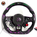 Volkswagen MK7 GTI purple forged carbon wheel with LED display for Golf 6 7 7.5 R R Line CC Polo Passat B8 CJ Mod Garage