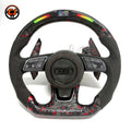 Carbon Fiber Audi Steering Wheel for A1 A3 A4 A5 A6 A7 C6 C7 S3 S4 S5 S7 Q3 Q5 Q7 SQ5 RS RS3 RS5 RS6 B8 B9 8P 8V R8 TT -CJ Mod Garage 96