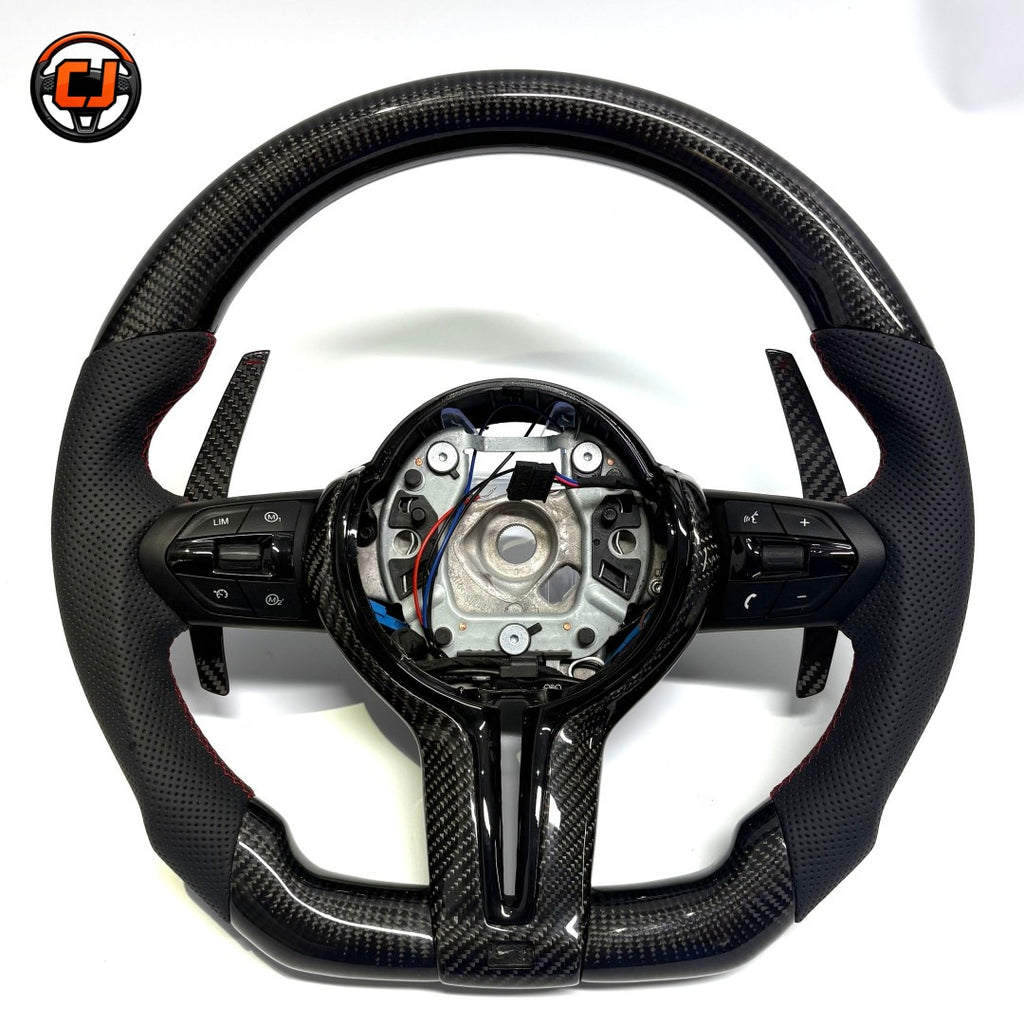 BMW F Series carbon fiber steering wheel compatible with E90 E92 E93 models