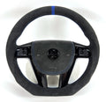 FOR Holden Commodore VE/Pontiac G8 Steering Wheel - Black Alcantara & Blue Stripes - CJ Mod Garage &