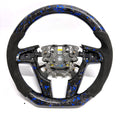 FOR Holden VE/Pontiac G8 Steering Wheel - Blue Forged Carbon Fiber & Black Alcantara - CJ Mod Garage