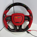 For Dodge Charger, Challenger, Hellcat Charger, Durango SRT, RT GT 2015-2023 Carbon Fiber Steering Wheel - CJ Mod Garage 11