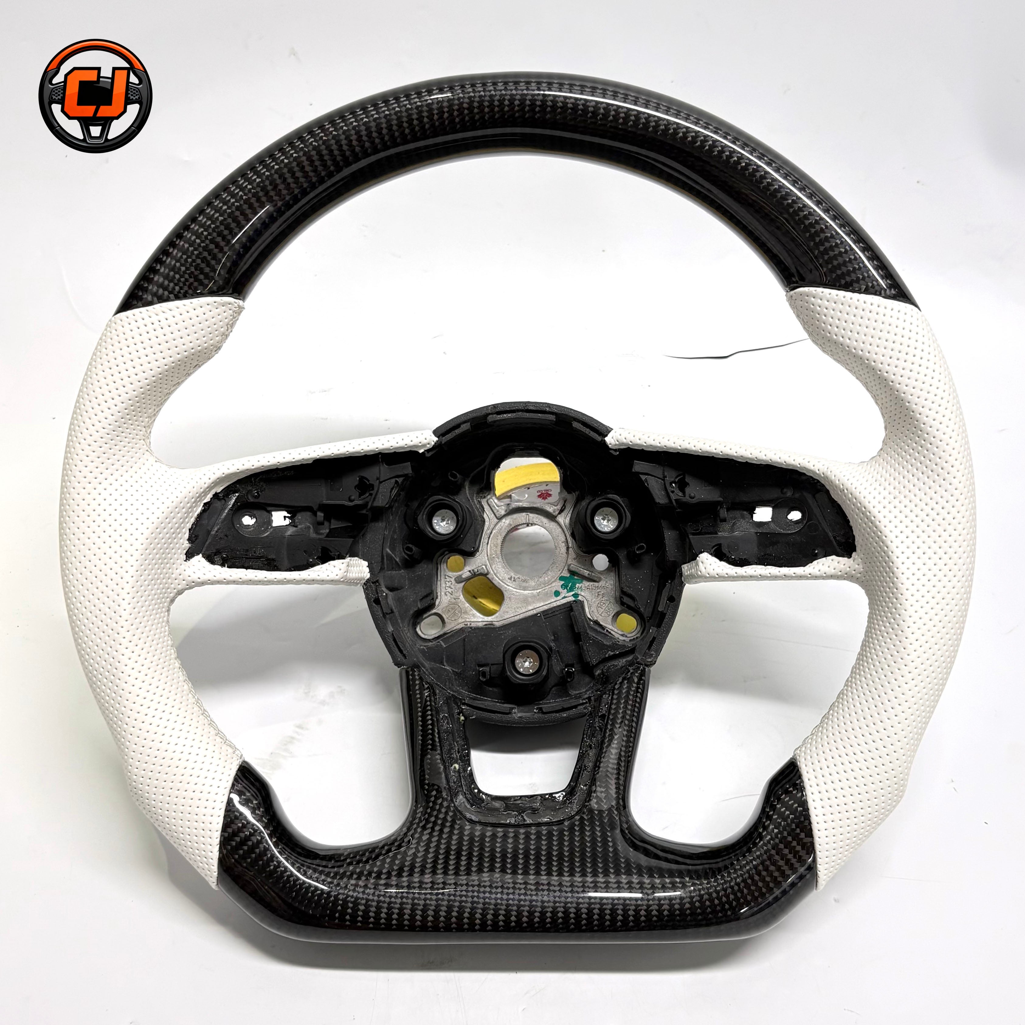 Carbon Fiber Audi Steering Wheel for A1 A3 A4 A5 A6 A7 C6 C7 S3 S4 S5 S7 Q3 Q5 Q7 SQ5 RS RS3 RS5 RS6 B8 B9 8P 8V R8 TT -CJ Mod Garage 93