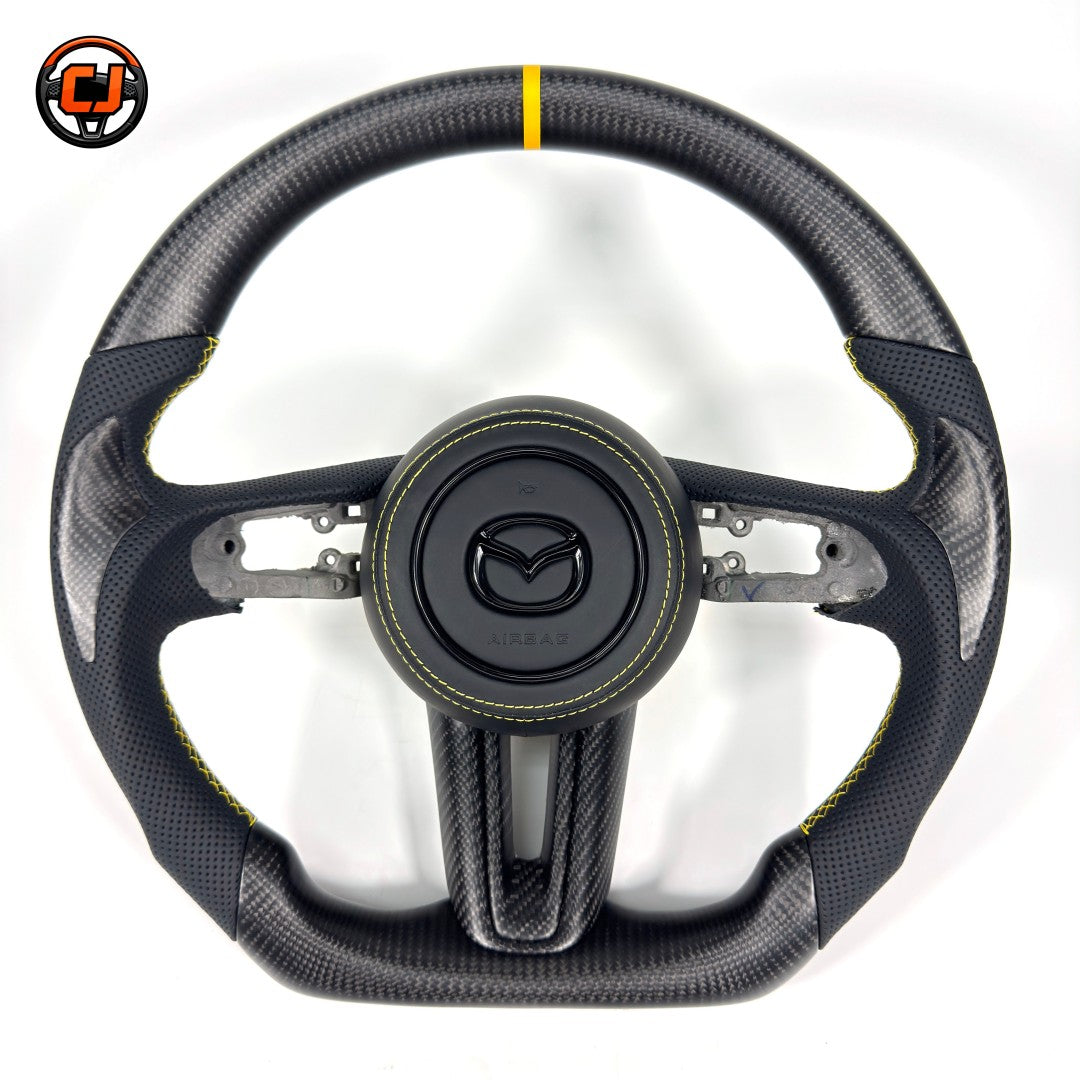 yellow stitching

Mazda BN generation

Mazda BM generation

Mazda Axela

Mazda 3

gloss carbon fiber

Gloss Carbon Fiber Mazda 3 Steering Wheel

Mazda 3 Axela BM BN Steering Wheel

Mazda BM BN Carbon Fiber Steering Wheel

Carbon Fiber Mazda Steering Wheel

Mazda 3 Custom Steering Wheel

Black Perforated Leather Steering Wheel

Yellow Stripe Mazda Steering Wheel

Flat Bottom Mazda 3 Steering Wheel

Performance Mazda 3 Steering Wheel

Mazda 3 Steering Wheel Replacement

Mazda Interior Carbon Fiber Upgrade

Cu