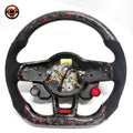 Volkswagen Golf GTI Mk7 and Mk7 5 2013 to 2020 rear wiring view red forged carbon wheel shell CJ Mod Garage