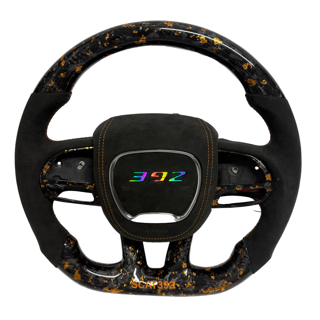For Dodge Charger, Challenger, Hellcat Charger, Durango SRT, RT GT 2015-2023 Carbon Fiber Steering Wheel - CJ Mod Garage 19
