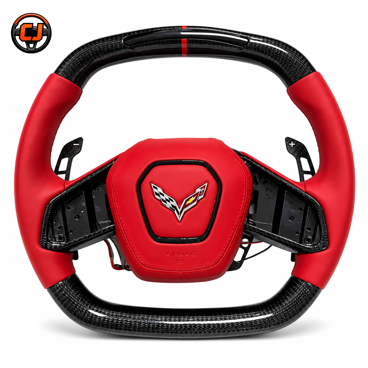Red Leather Corvette Steering Wheel

Red Leather Carbon Fiber Wheel

red leather

Premium Corvette Steering Wheel

Gloss Carbon Fiber Corvette C8 Steering Wheel

gloss carbon fiber

Flat Top Bottom Corvette Steering Wheel

Flat Bottom Carbon Fiber Steering Wheel

flat bottom

custom steering wheel

Custom Corvette Interior Upgrade

Corvette C8 Steering Wheel Replacement

Corvette C8 Racing Steering Wheel

Corvette C8 Performance Steering Wheel

Corvette C8 Custom Steering Wheel

corvette c8

Chevrolet Corve