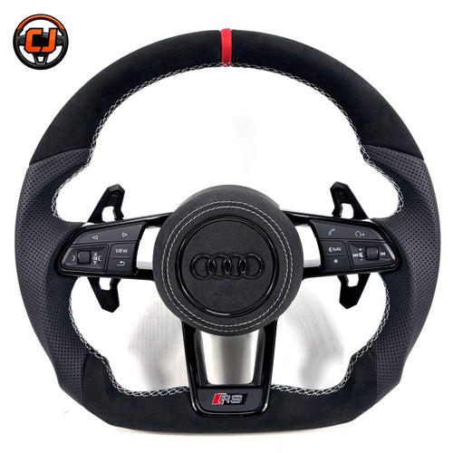 round airbag

red marker

perforated leather steering wheel

luxury Audi custom steering wheel

handmade Audi steering wheel

custom steering wheel

custom Audi racing steering wheel

black red white steering wheel

Audi TT custom steering wheel

Audi R8 steering wheel replacement

Audi R8 custom steering wheel

audi r8

Audi interior upgrade accessories

Audi aftermarket steering wheel

Audi A3 S3 RS3 steering wheel

alcantara perforated leather

Alcantara leather steering wheel