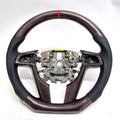 FOR Holden VE/Pontiac G8 Steering Wheel - Red Carbon Fiber & Black Perforated Leather - CJ Mod Garage