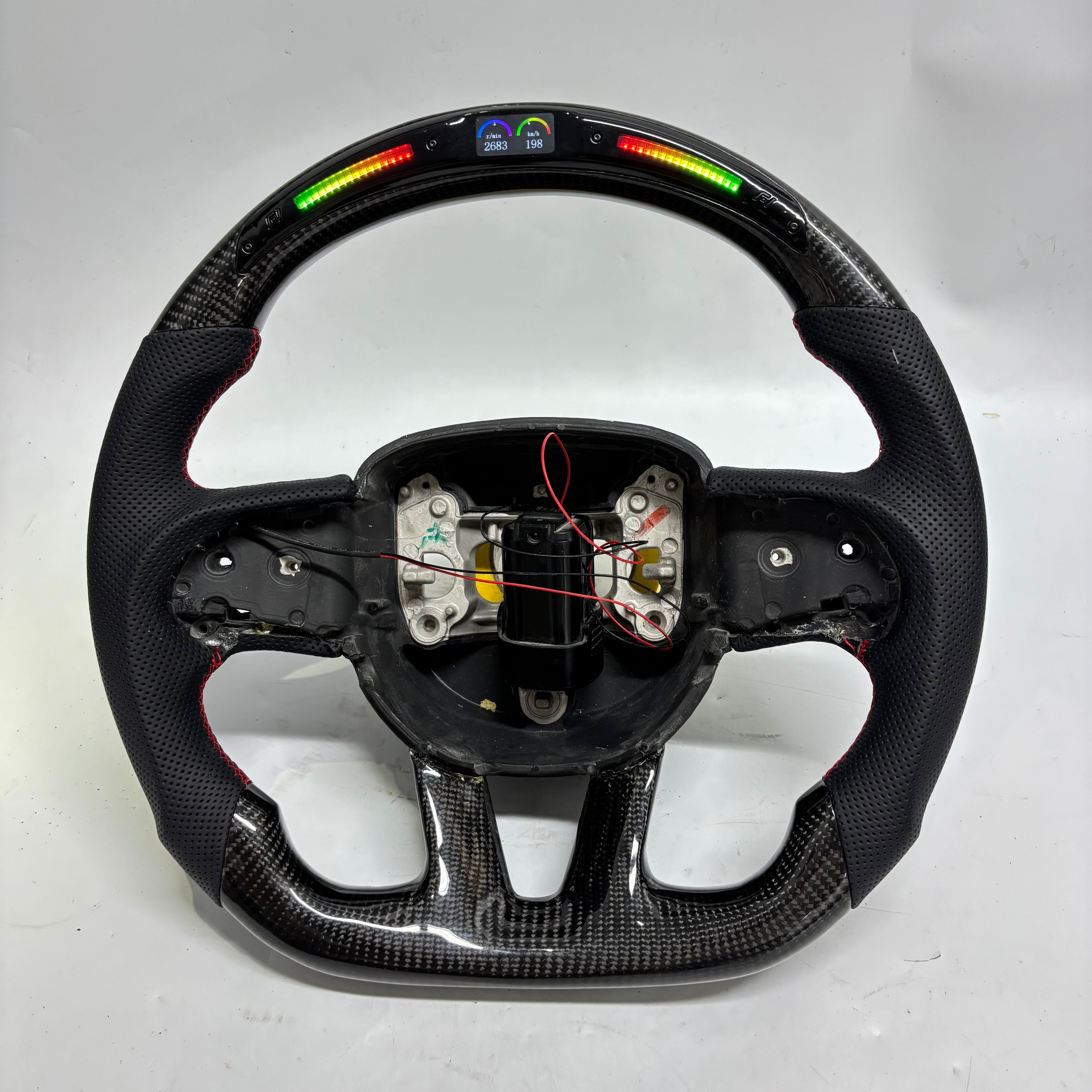 For Dodge Charger Challenger Hellcat Charger Durango SRT RT GT 2015-2023 Carbon Fiber Steering Wheel - CJ Mod Garage 31