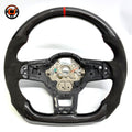 VW Golf GTI Mk7 and Mk7 5 2013 to 2020 glossy carbon rear shell with red top marker CJ Mod Garage