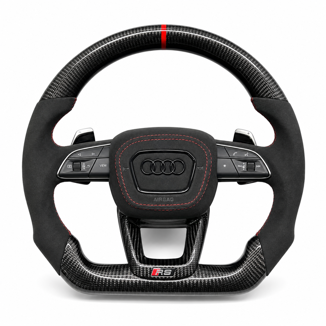 audi rs carbon fiber steering wheel, audi suede steering wheel red stripe, audi gloss carbon fiber steering wheel, audi rs sport steering wheel suede, audi flat bottom carbon steering wheel, audi performance steering wheel upgrade, audi custom carbon fiber steering wheel, audi rs steering wheel black red stripe, audi alcantara suede steering wheel, audi luxury carbon fiber steering wheel, audi aftermarket audi rs steering wheel, audi racing style steering wheel carbon, audi interior upgrade carbon fiber ste