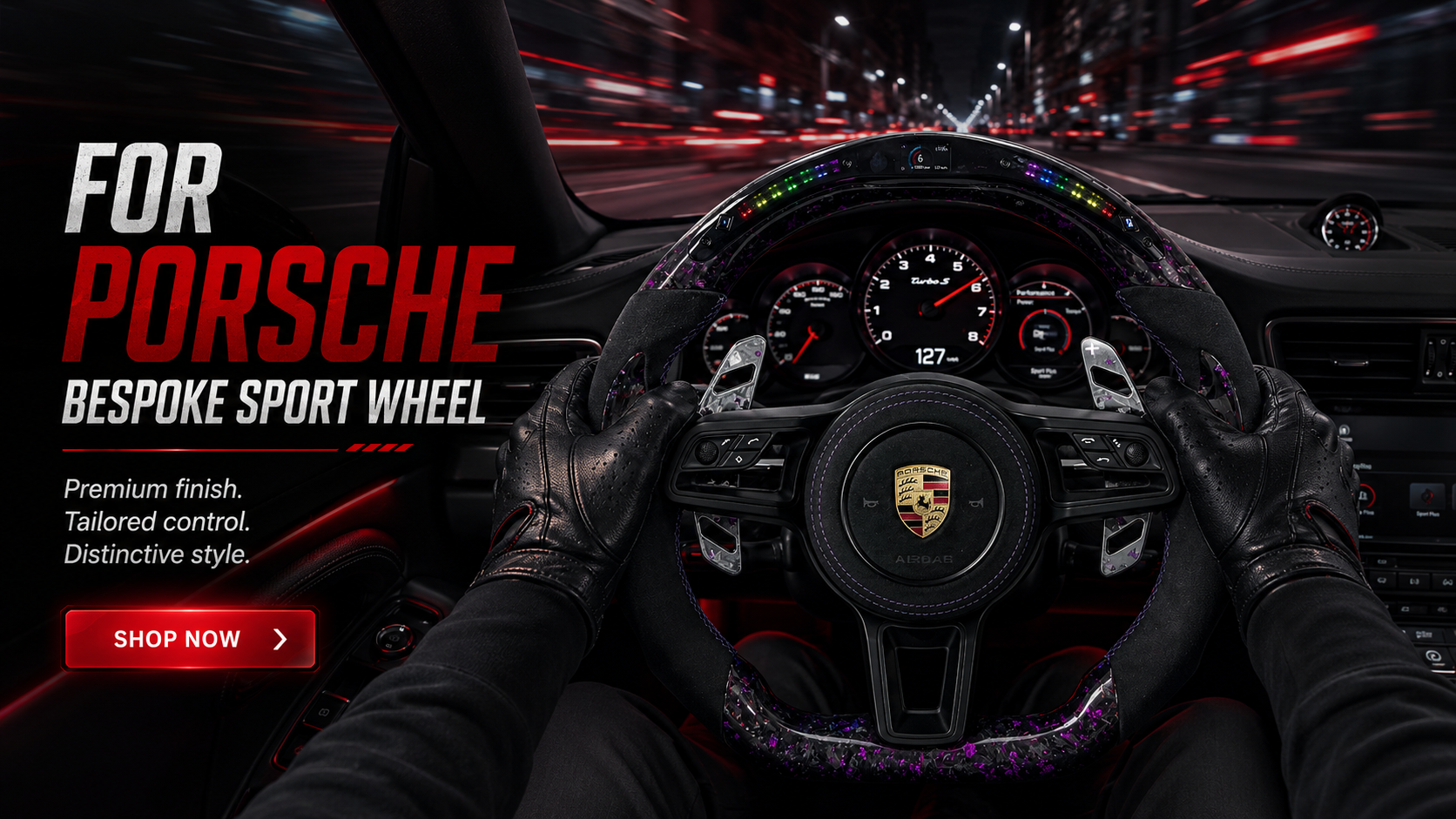 FOR
PURSCHE
BESPOKE SPORT WHEEL-CJ Mod Garage