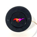 FOR Ford Mustang 2005-2026 LED Airbag Cover Black Alcantara - CJ Mod Garage &