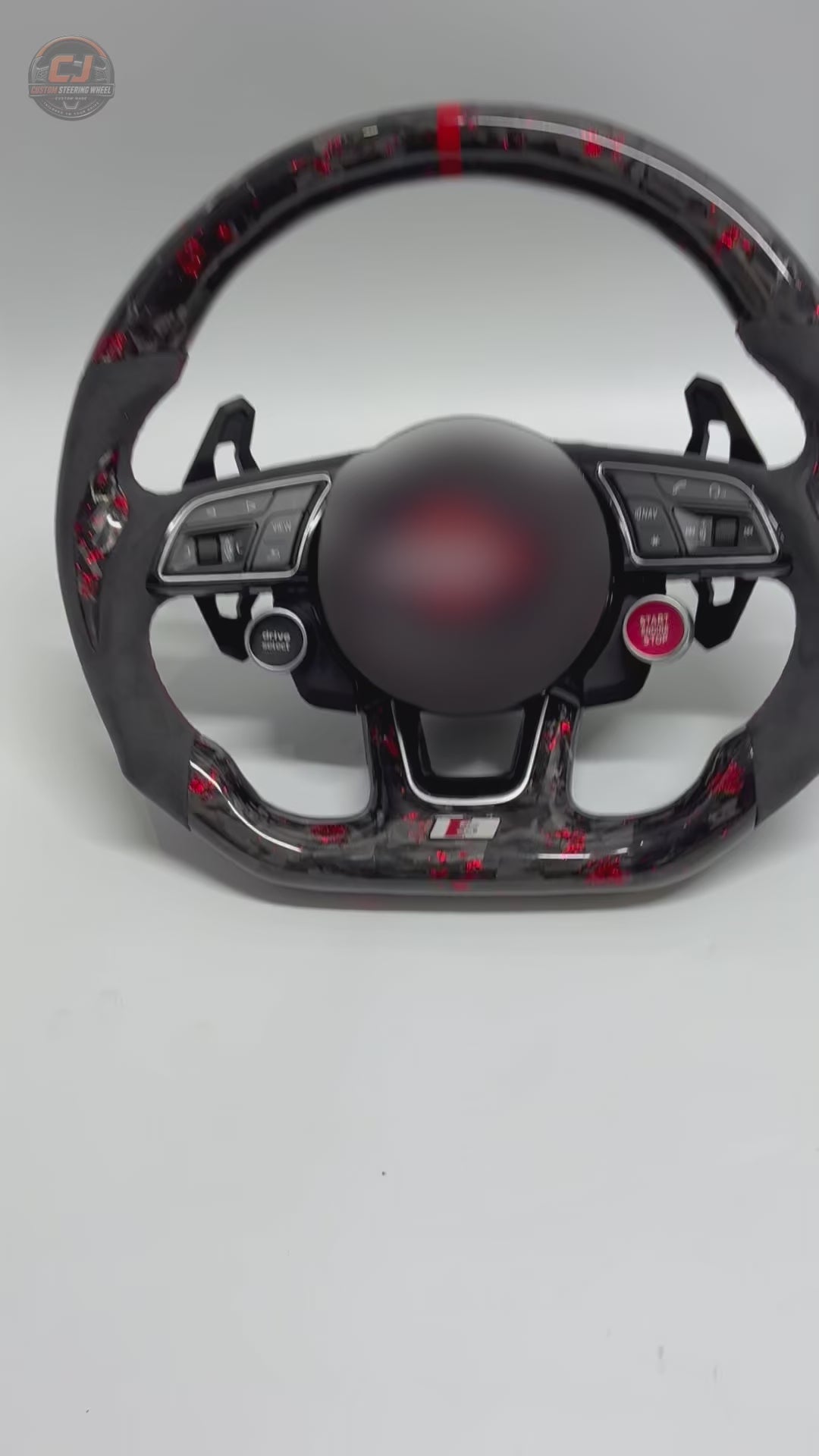 Carbon Fiber Audi Steering Wheel for A1 A3 A4 A5 A6 A7 C6 C7 S3 S4 S5 S7 Q3 Q5 Q7 SQ5 RS RS3 RS5 RS6 B8 B9 8P 8V R8 TT -CJ Mod Garage 22