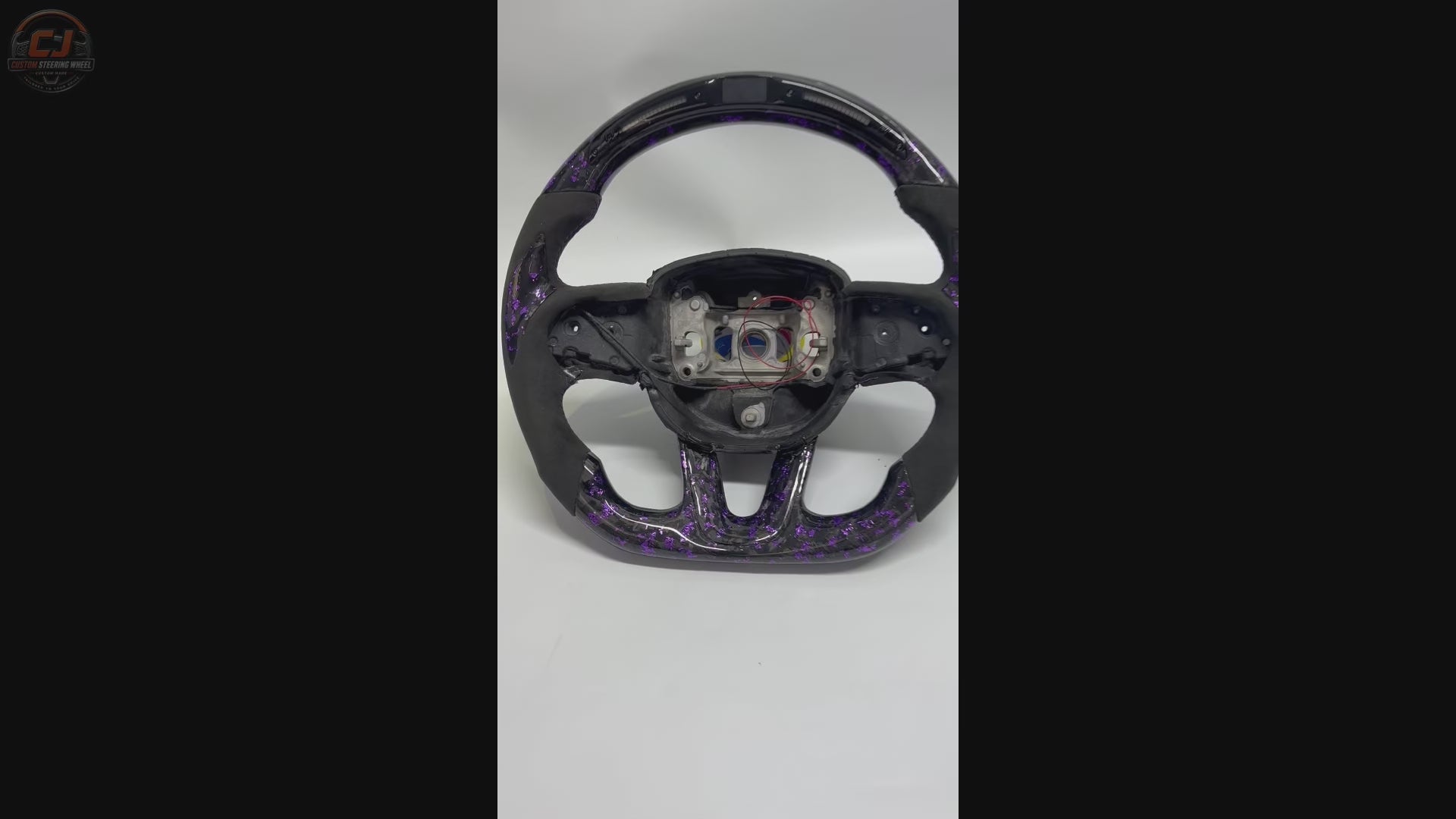 For Dodge Charger Challenger Hellcat Charger Durango SRT RT GT 2015-2023 Carbon Fiber Steering Wheel - CJ Mod Garage 64