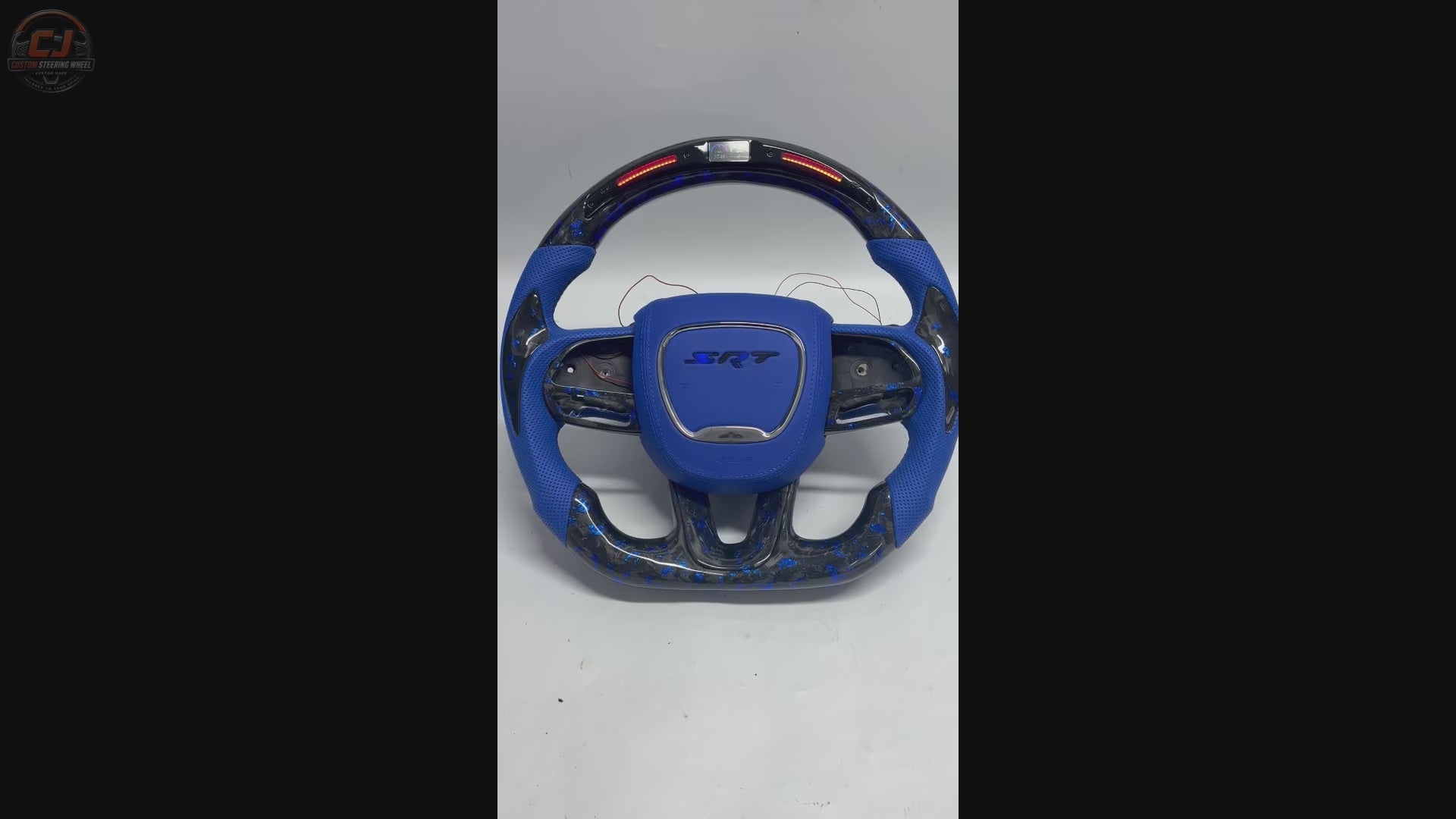 For Dodge Charger Challenger Hellcat Charger Durango SRT RT GT 2015-2023 Carbon Fiber Steering Wheel - CJ Mod Garage 24