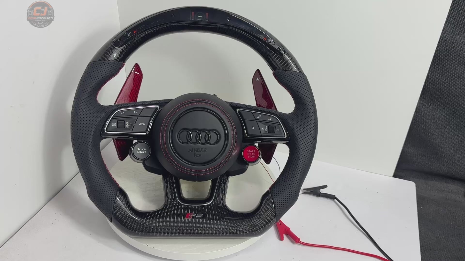 Carbon Fiber Audi Steering Wheel for A1 A3 A4 A5 A6 A7 C6 C7 S3 S4 S5 S7 Q3 Q5 Q7 SQ5 RS RS3 RS5 RS6 B8 B9 8P 8V R8 TT -CJ Mod Garage 42