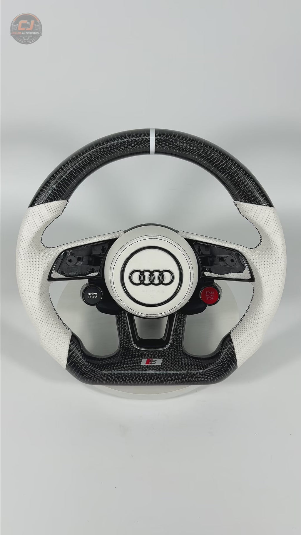 Carbon Fiber Audi Steering Wheel for A1 A3 A4 A5 A6 A7 C6 C7 S3 S4 S5 S7 Q3 Q5 Q7 SQ5 RS RS3 RS5 RS6 B8 B9 8P 8V R8 TT -CJ Mod Garage 79