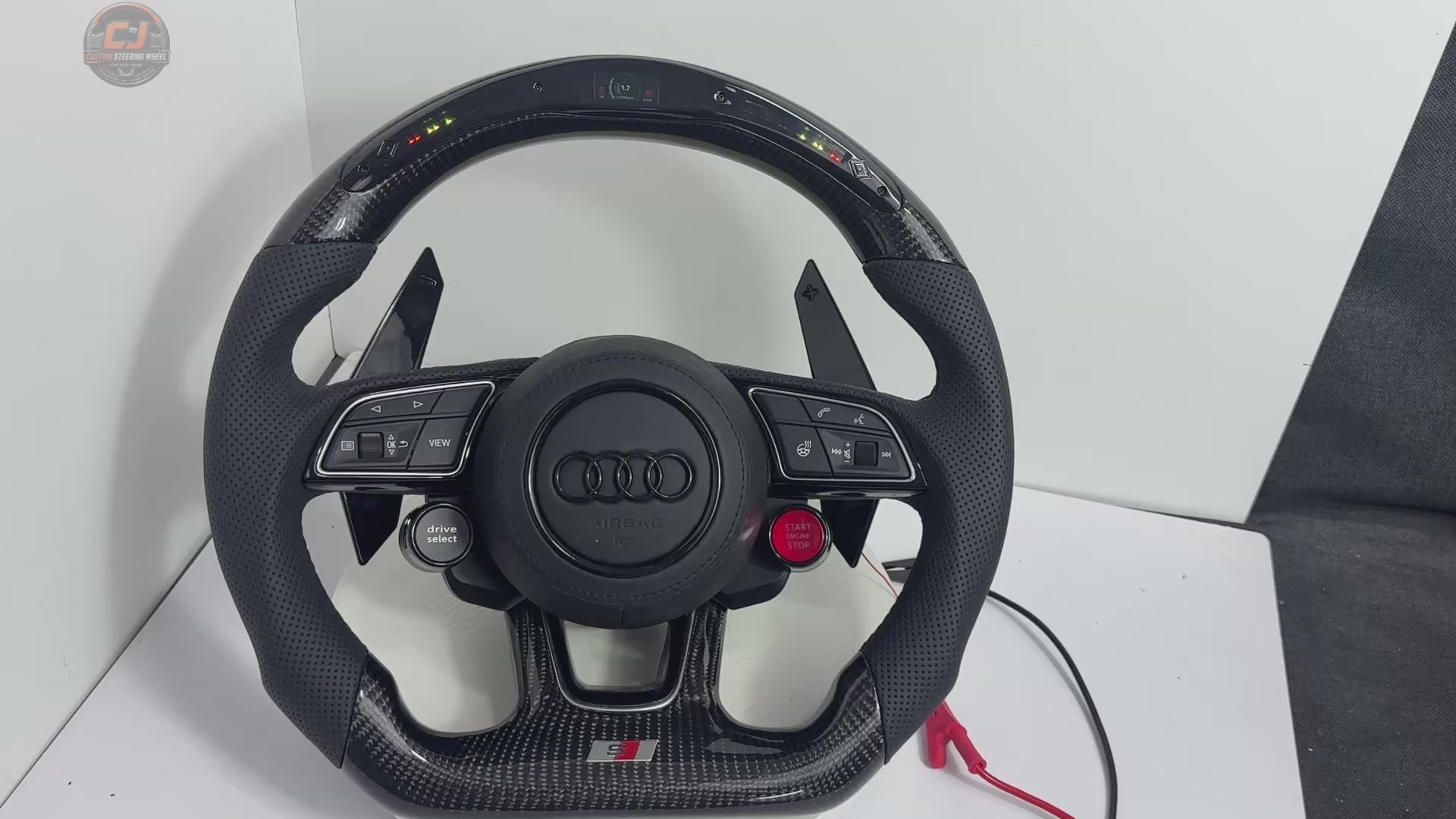 Carbon Fiber Audi Steering Wheel for A1 A3 A4 A5 A6 A7 C6 C7 S3 S4 S5 S7 Q3 Q5 Q7 SQ5 RS RS3 RS5 RS6 B8 B9 8P 8V R8 TT -CJ Mod Garage 39