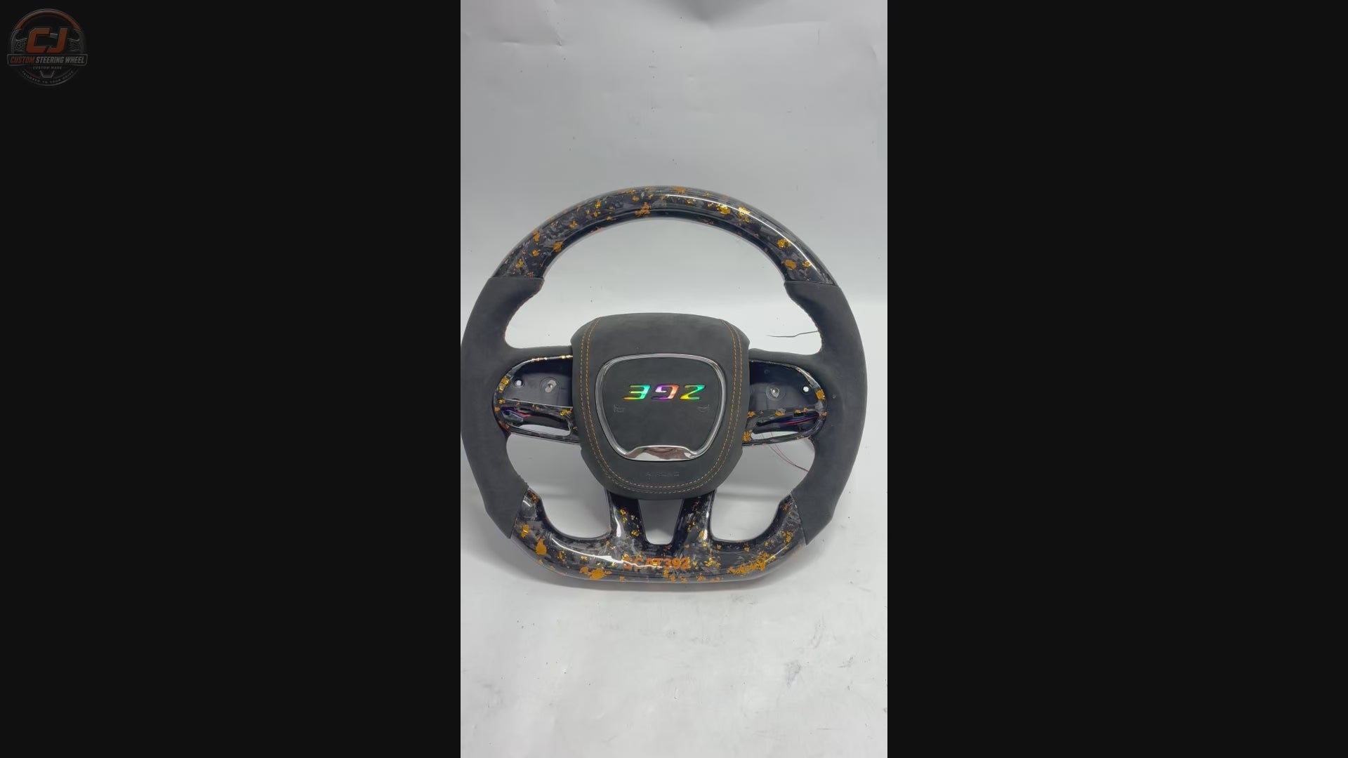 For Dodge Charger, Challenger, Hellcat Charger, Durango SRT, RT GT 2015-2023 Carbon Fiber Steering Wheel - CJ Mod Garage 20