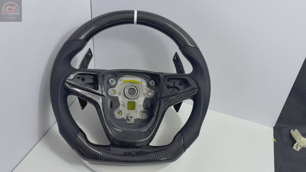 FOR Holden VF HSV CHEVY SS SSV SV6 2013-2017 Carbon Fiber Steering Wheel - CJ Mod Garage 12
